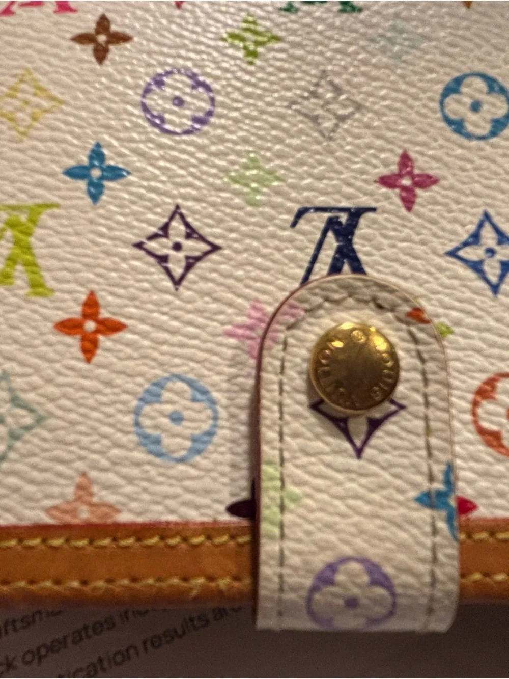 Louis Vuitton x Takashi Murakami Multicolore Viennois Wallet M92987 TH0016